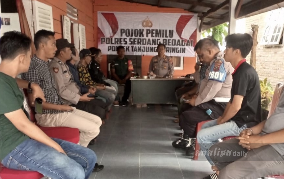 Polsek Jajaran Polres Sergai Gelar Pojok Pemilu 2024