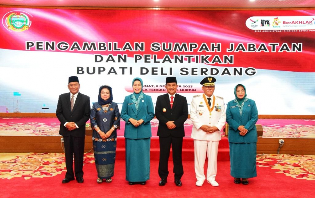 M Ali Yusuf Siregar Jabat Bupati Deliserdang Definitif