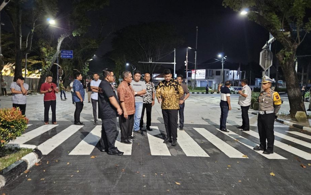 Intersection Jalan Sudirman Sudah Bisa Dilalui