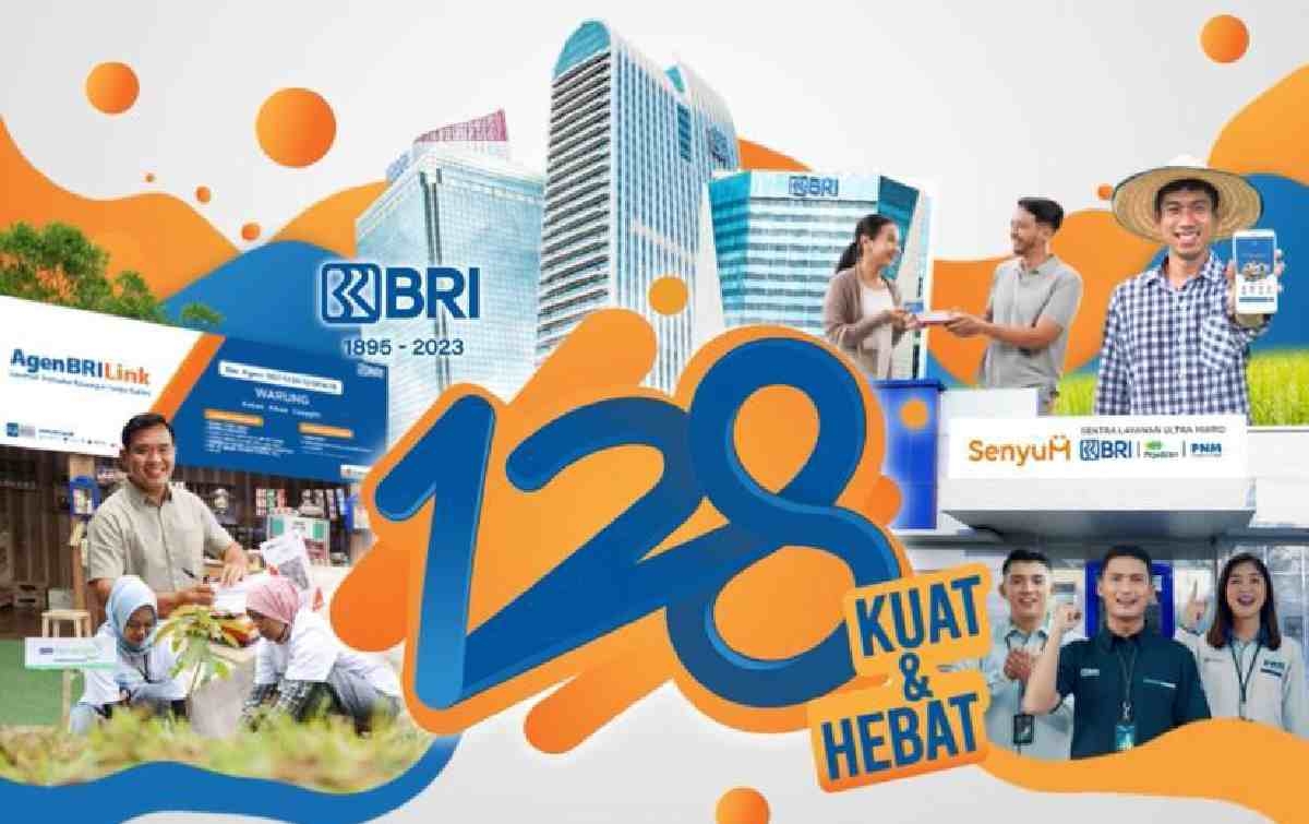 HUT ke-128 BRI, Nasabah Bisa Nikmati Promo Meriah di Berbagai Merchant