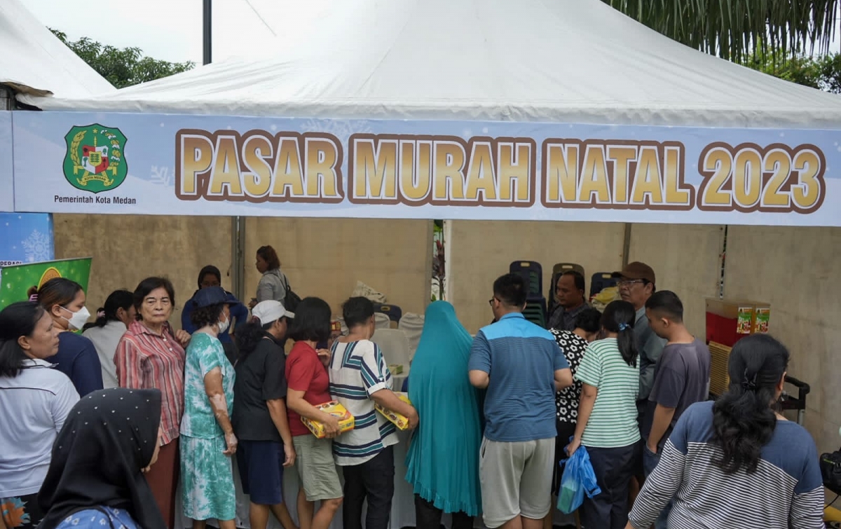 Bantu Masyarakat Penuhi Bapok Jelang Nataru, Pemko Medan Gelar Pasar Murah di 53 Lokasi