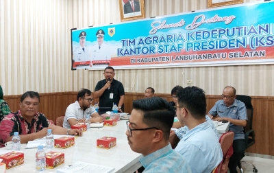 Rapat Koordinasi Terkait Lahan PT STA, KSP: Belum Ditemukan Alas Hak Pendumas