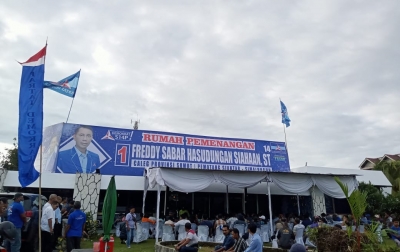Resmikan Rumah Pemenangan, Freddy Siahaan Jadi Barometer Demokrasi Politik Sumut dari Siantar