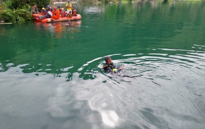 Polairud Polda Sumut Turunkan Tim Penyelam Cari Korban Longsor Humbahas