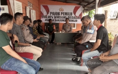 Polsek Jajaran Polres Sergai Gelar Pojok Pemilu 2024