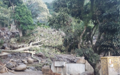 Banjir Bandang di Simalungun Hanyutkan Rumah Warga