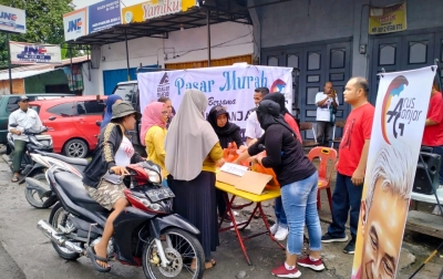 Sediakan 1000 Paket Sembako, Arus Ganjar Sumut Gelar Pasar Murah di 5 Titik Kota Medan
