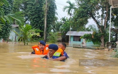 Krueng Langsa Meluap, 6 Desa Terendam Banjir