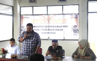 Bawaslu Tanjungbalai Sosialisasikan Rekrutmen PTPS