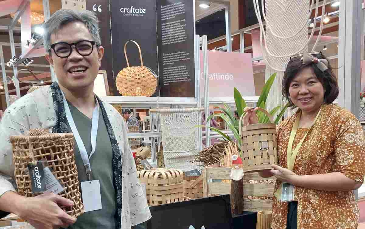 Produk Anyaman Dapatkan Peluang Business Matching Di UMKM EXPO(RT) BRILIANPRENEUR 2023