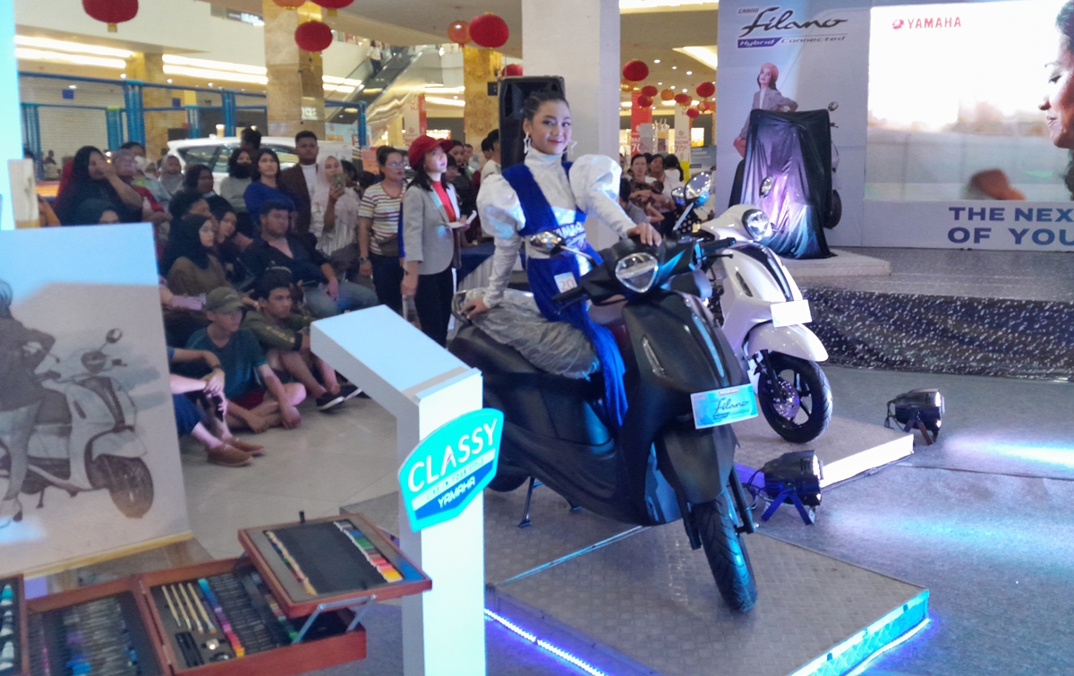 Alfa Scorpii Pameran Yamaha Filano dan Fazzio di Teras Cafe