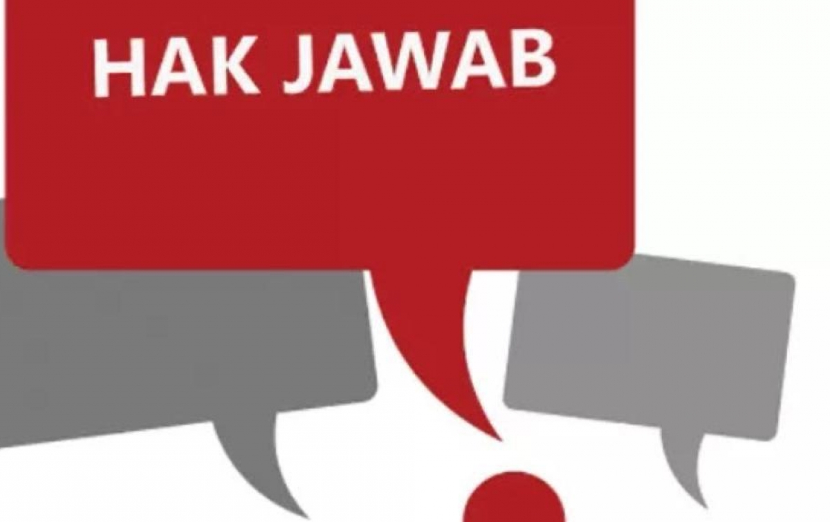 Hak Jawab Terkait Pemberitaan Soal ‘Putusan MA, Jadikan Pelajaran’