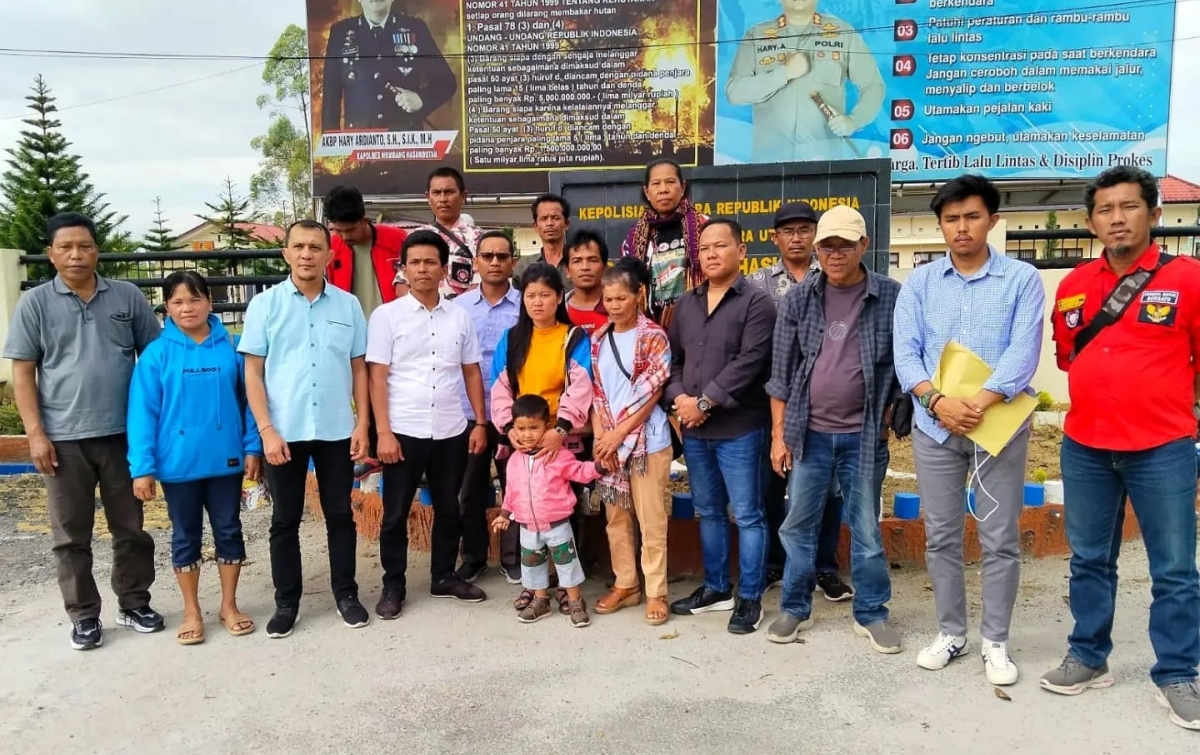 LBH MMC dan Rosinta Datangi Polres Humbahas, Tanya Perkembangan Kasus Kematian Lisna