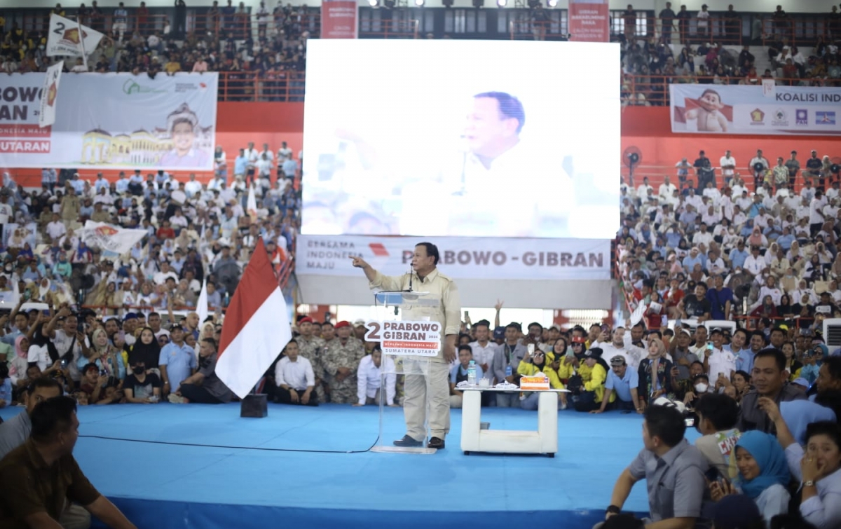 Jumlah Massa Tembus 58 Ribu, TKD Sumut Sebut Prabowo Semakin Dicintai Rakyat