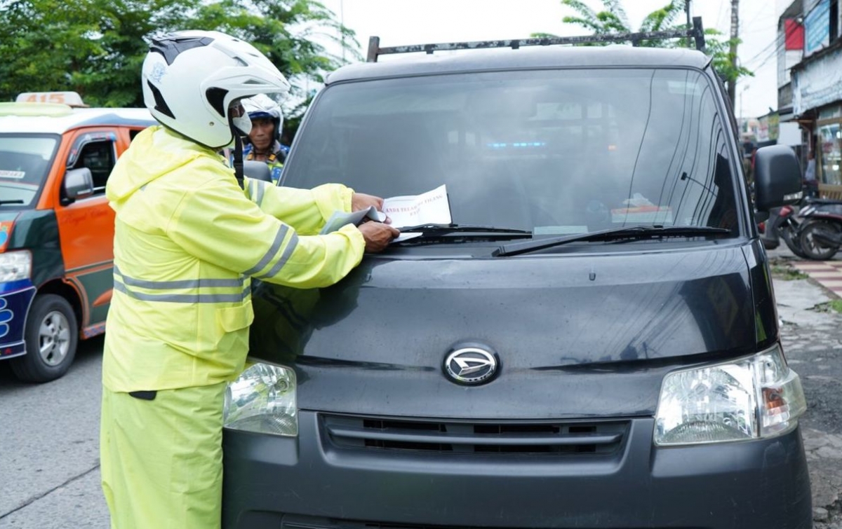 Polda Sumut Tilang 4.163 Kendaraan Pelanggar Lawan Arus