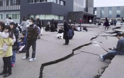 Jepang Diguncang Gempa Dahsyat Magnitudo 7,4 di Hari Pertama 2024