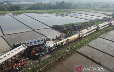 Kecelakaan KA di Bandung, 478 Penumpang Selamat