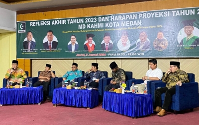Hadiri Refleksi Akhir Tahun MD KAHMI Medan, Prof Ridha Singgung Bonus Demografi dan Pendidikan