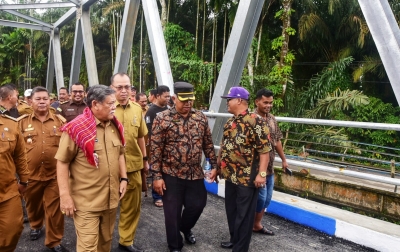 Jembatan Lau Cirem Penghubung Deliserdang-Langkat, Permudah Akses Masyarakat