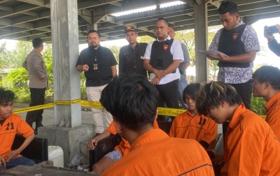 Polres Pelabuhan Belawan Tangkap 9 Anggota Genk Motor Pelaku Kejahatan