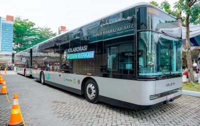 Bus Listrik Gratis di Medan Diminati Masyarakat