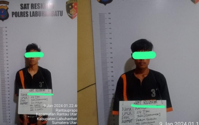 Polres Labuhanbatu Tangkap 2 Pelaku Curanmor