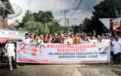 Relawan BPP Palas Deklarasi Dukung Pada Prabowo-Gibran