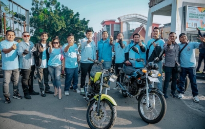 Bobby Nasution Sunmori dengan 222 Bikers