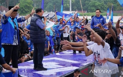 SBY dan AHY Ajak Warga Lumajang Menangkan Prabowo-Gibran