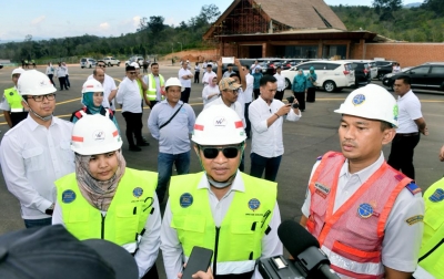 Pembangunan Bandara AH Nasution di Bukit Malintang Madina Capai 90%