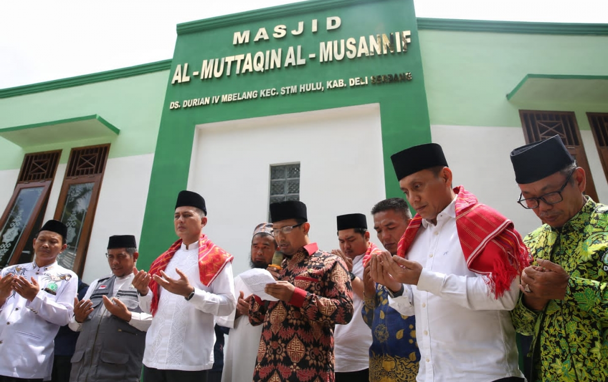 Ijeck Resmikan Masjid Al Musannif ke 40 dan 41