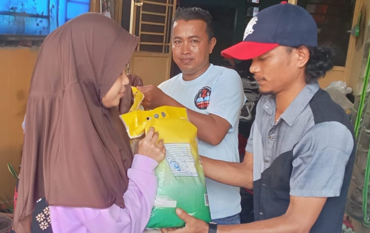 Relawan PRIMA Aksi Jumat Berbagi di Medan Marelan