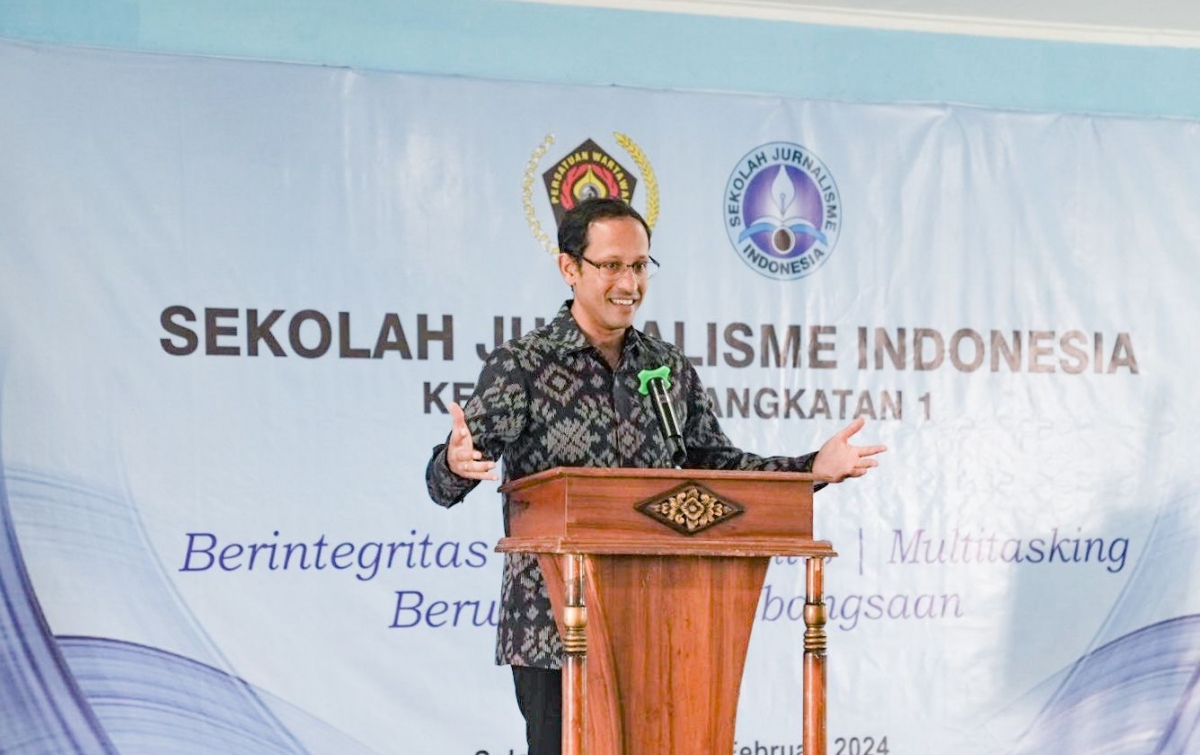 Mendikbudristek Dukung Program Sekolah Jurnalisme Indonesia