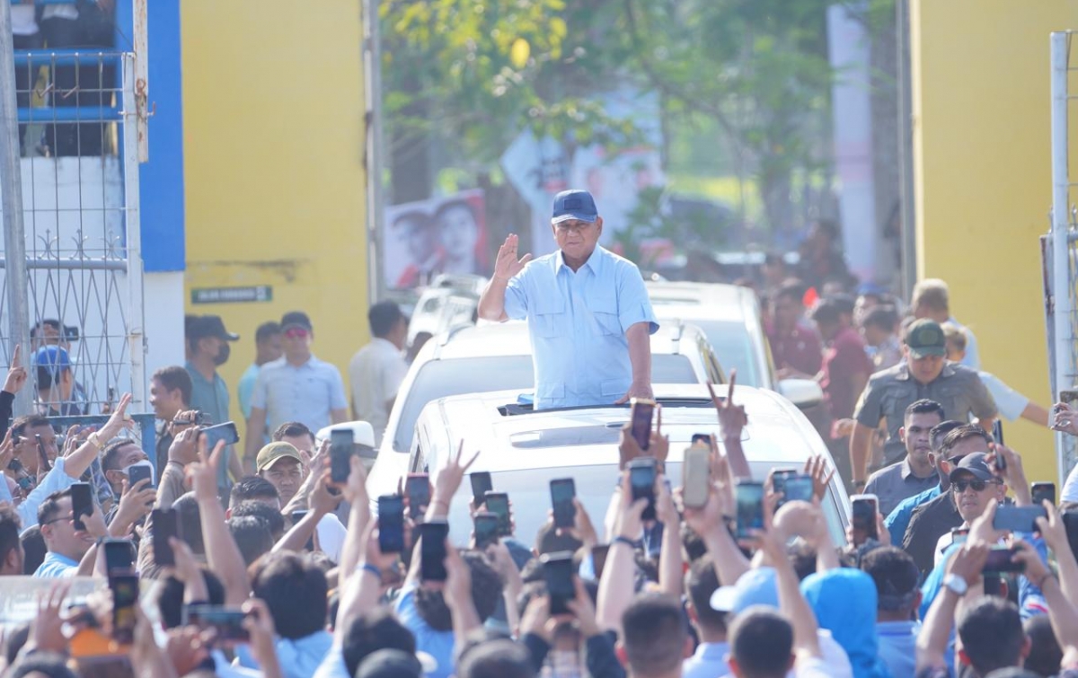 Hadiri Konser Indonesia Maju, Prabowo Ucapkan Duka Cita Wafatnya Ketua DPRD Sumut