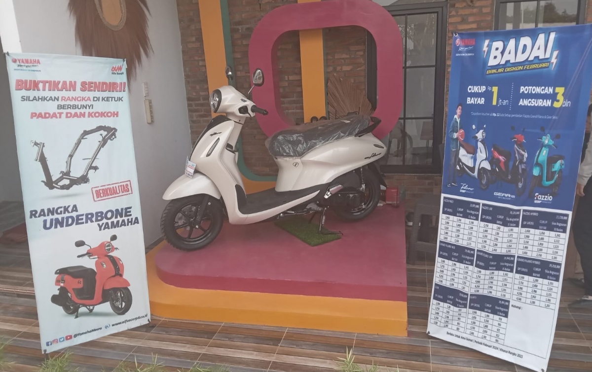 Ada Promo dan Banjir Diskon dalam Pameran Yamaha di Teras Café