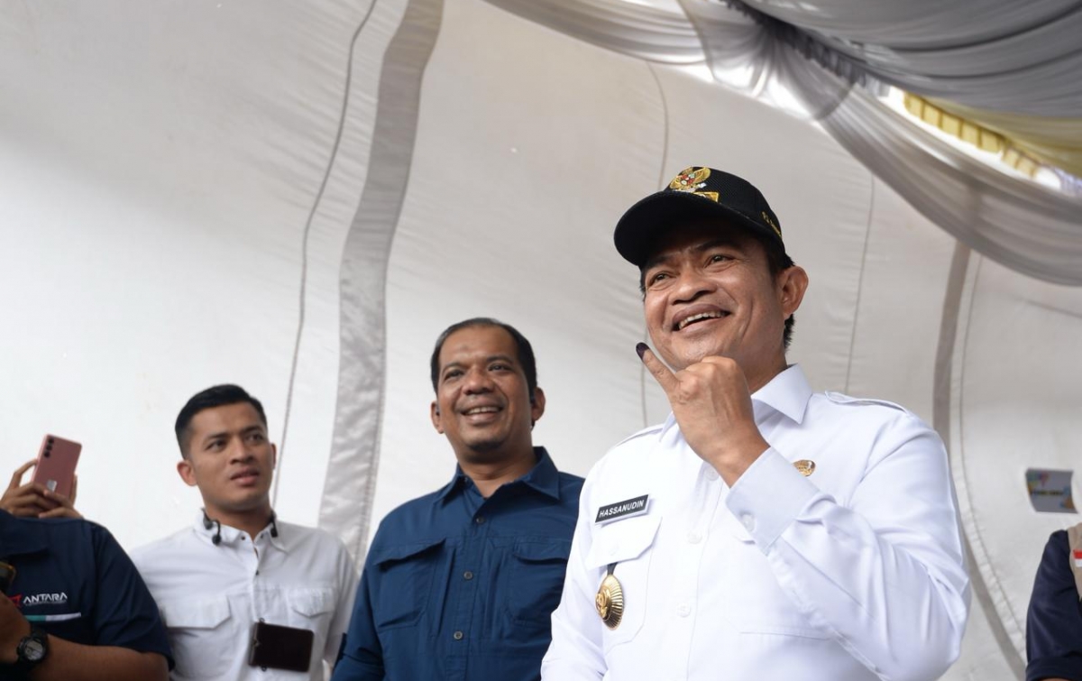 Usai Tinjau Sejumlah TPS di Sumut, Hassanudin Pastikan Kondisi Kondusif Tanpa Kendala