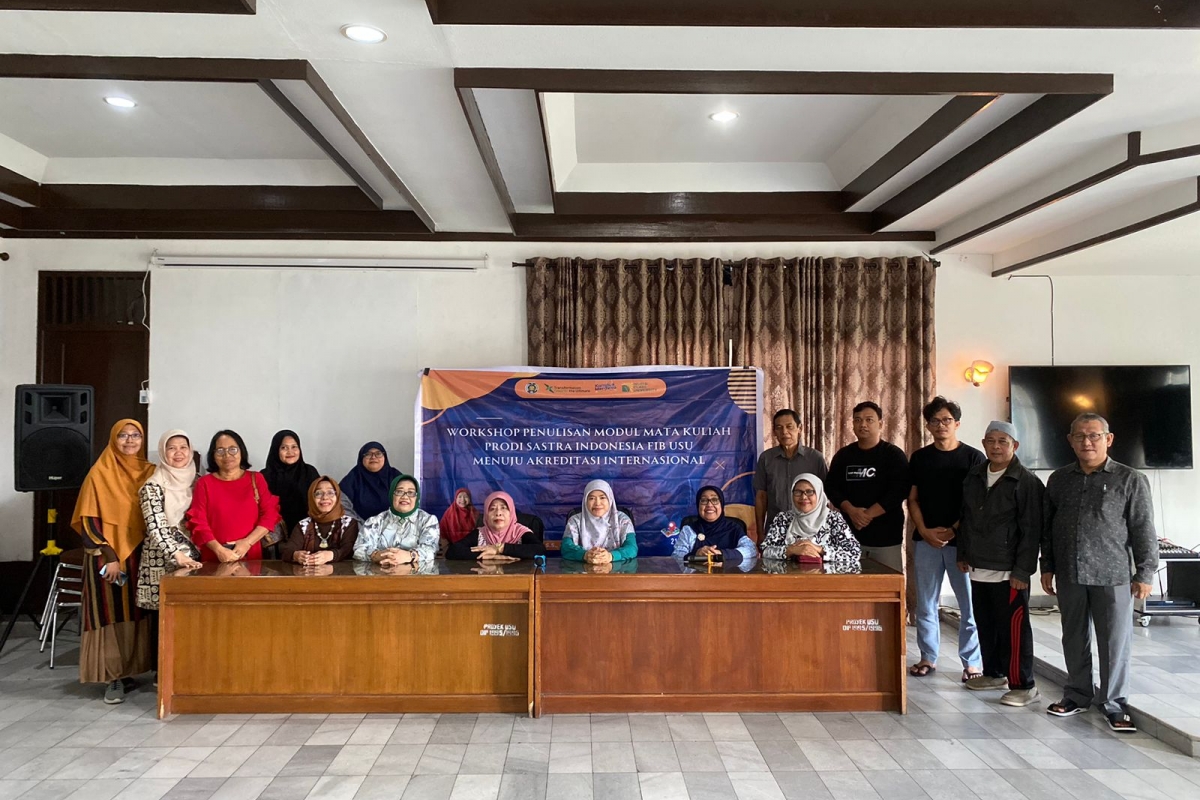 Persiapan Akreditasi Internasional, Prodi Sastra Indonesia USU Gelar Pelatihan Modul di Berastagi