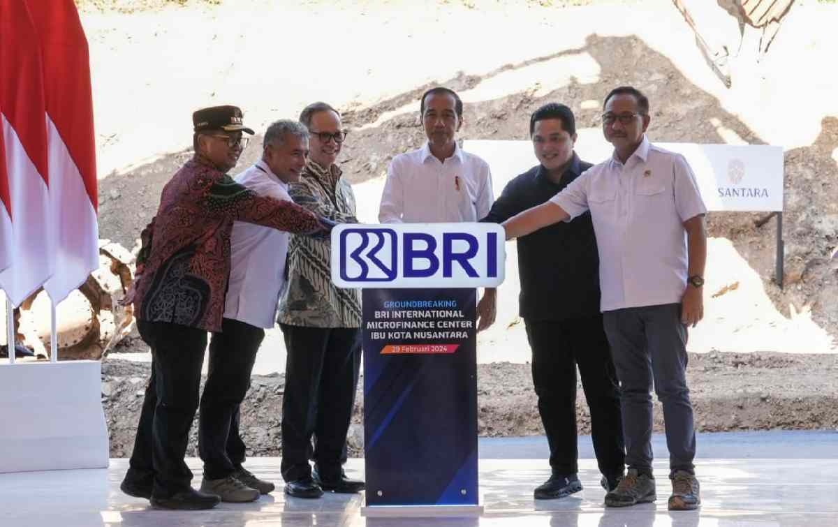 Presiden Joko Widodo Groundbreaking BRI International Microfinance Center Seluas 13 Ribu Meter Persegi di Ibu Kota Nusantara