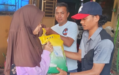 Relawan PRIMA Aksi Jumat Berbagi di Medan Marelan