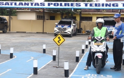 Satlantas Polres Tebingtinggi Tingkatkan Pengawasan Satpas Pelayanan SIM