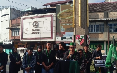 HMI Kisaran Aksi Damai, Minta TNI-Polri dan ASN Netral di Pemilu