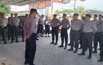 Pengamanan Rekapitulasi Tingkat Kecamatan, Polres Langkat Kerahkan 380 Personel