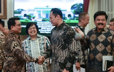 AHY Berjabat Tangan dengan Moeldoko, Pengamat: Peran Jokowi Besar