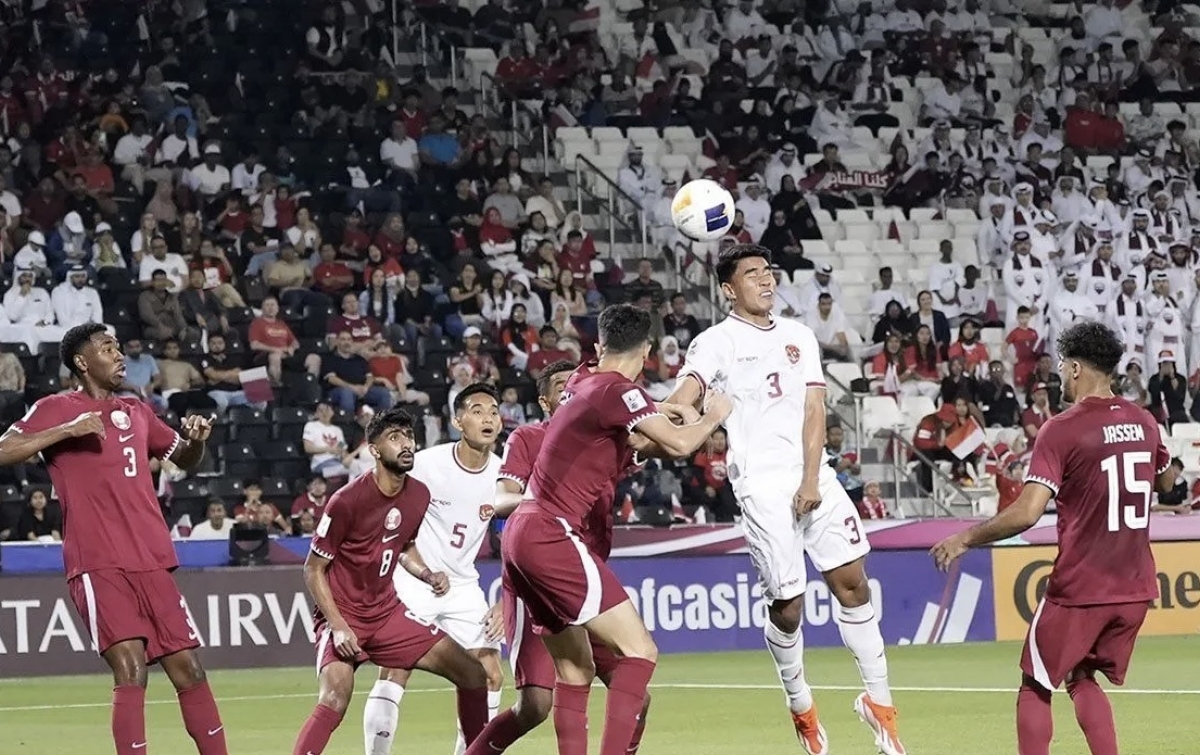 Diwarnai Sejumlah Keputusan Kontroversi Wasit, Indonesia Takluk 0-2 dari Qatar