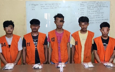 Lima Penyelundup Narkoba Ditangkap di Bandara Kualanamu
