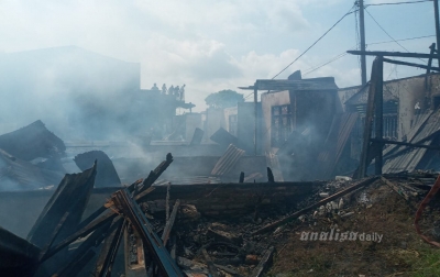 Tujuh Unit Rumah di Sidikalang Terbakar, Tidak Ada Korban Jiwa