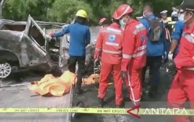 Kecelakaan di KM 58, Sembilan Orang Dilaporkan Meninggal Dunia