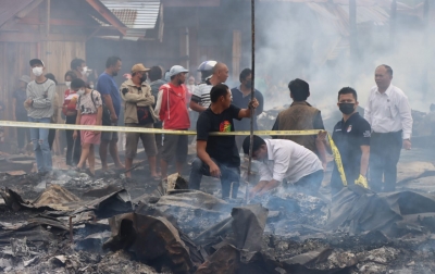 654 Kios di Pasar Tradisional Tarutung Terbakar, Tidak Ada Korban Jiwa