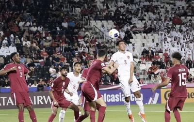 Diwarnai Sejumlah Keputusan Kontroversi Wasit, Indonesia Takluk 0-2 dari Qatar