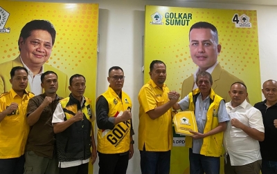 9 Berkas Balon Bupati Deliserdang Diserahkan ke DPD Partai Golkar Sumut